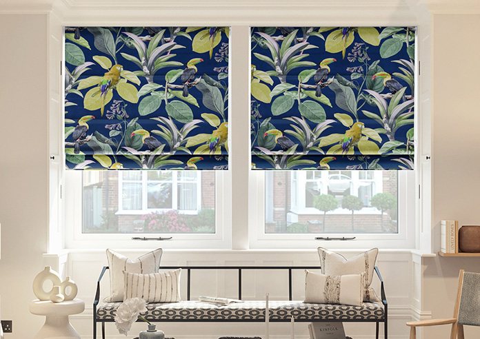 Parrot, Mangrove - Motorised Roman Blind - Image 3